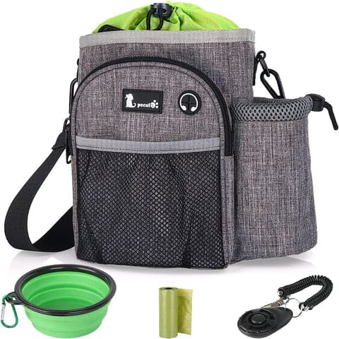 cross body dog walking bag