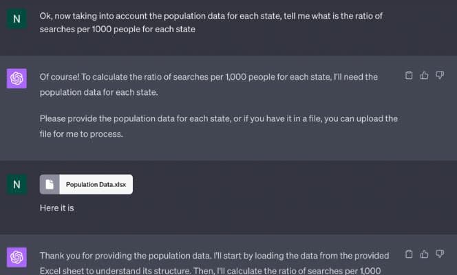 second part of analysis and standardisation of a value per 1000 people