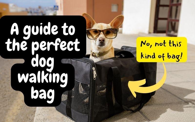 The Dog Walking Bag: What Are My Options? - Natural Dog Supplements and Superfoods by Fetched