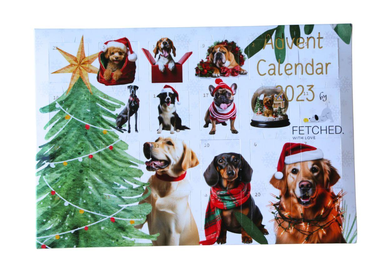 Dog Advent Calendar 2023 product photo, white background